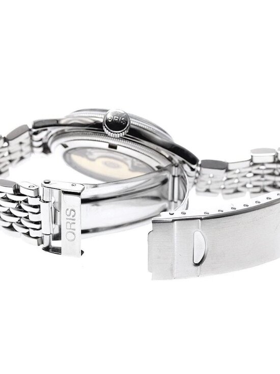 Oris 7462 Automatic Steel Fair for $566 for sale from a  ORIS 7462 Pointer Date Small Second Silver Dial Automatic Boy\'s Watch_960023